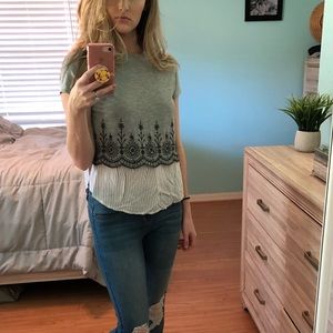 Xhilaration 2-in-1 top